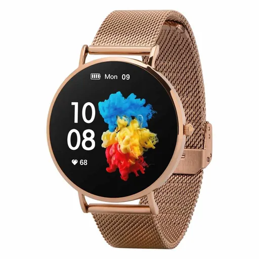 Garett Smartwatch Verona zlatá, oceľ