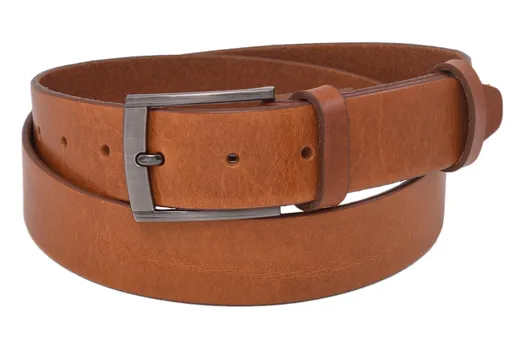 Pánsky kožený opasok 754-35-14 koňak pracka Alfred