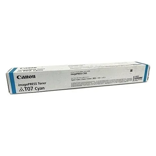 Canon originál toner T07 C, 3642C001, cyan, 37500str., Canon ImagePRESS C165, c170, c270, Lite C165, C265, C270, azurová