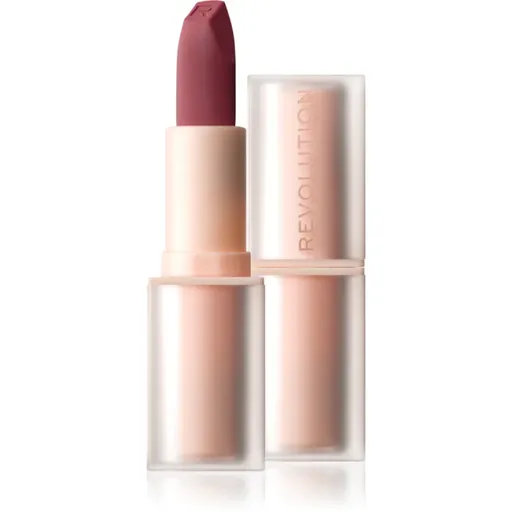 Makeup Revolution Lip Allure Soft Satin Lipstick krémový rúž so saténovým finišom odtieň Black Cherry 3.2 g