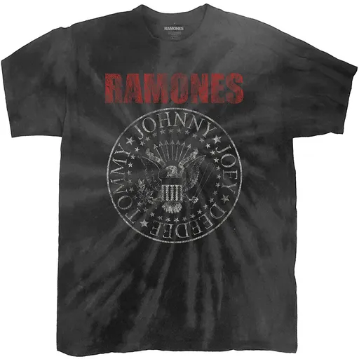 Ramones tričko Presidential Seal Čierna XXL