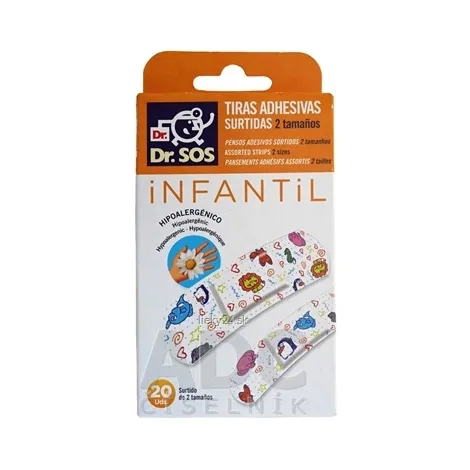 Dr. SOS DETSKÉ náplasti INFANTIL 2velkosti