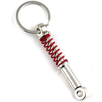 Prívesok na kľúče – tlmič s červenou pružinou (KC-0049)