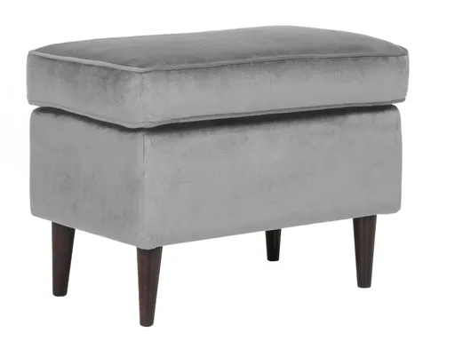 Signal Taburetka RON VELVET | sivá