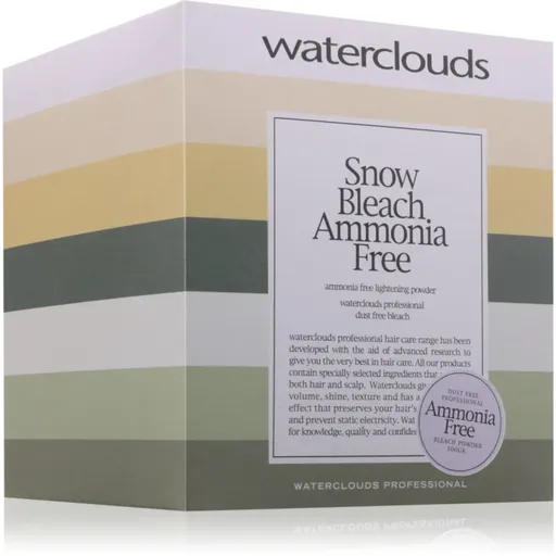 Waterclouds Snow Bleach Ammonia Free zosvetľujúci púder na vlasy 500 g