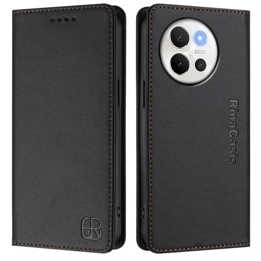RINA Zaklápacie puzdro pre Vivo V40 Lite 5G čierne