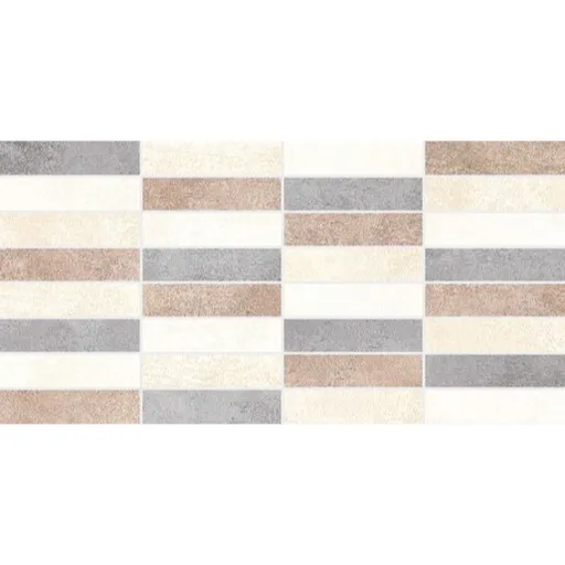 Dekor Multi Borneo béžovošedá 20x40 cm mat WARMB449.1