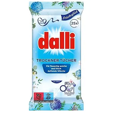 DALLI Vlhčené obrúsky do sušičky 25 ks (4012400527694)