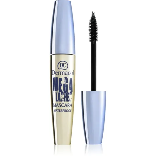 Dermacol Mega Lashes vodeodolná riasenka pre objem odtieň Black 12.5 ml