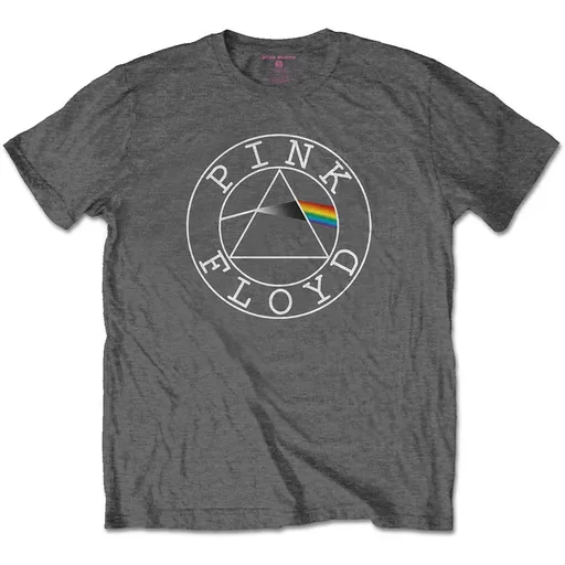 Pink Floyd tričko Circle Logo Šedá 7 – 8 rokov