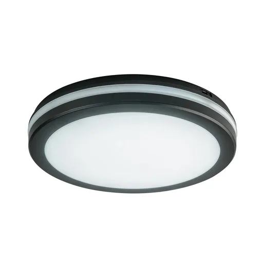 Rabalux 77035 vonkajšie stropné LED svietidlo s CCT prepínačom Indre, čierna