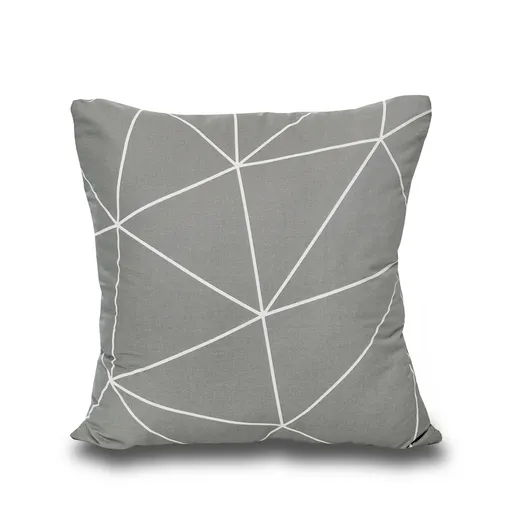 Kvalitex Obliečka na vankúš Nordic Grid sivá, 50 x 50 cm, 50 x 50 cm