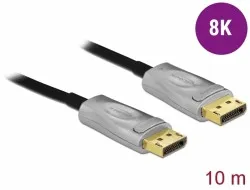 Delock Aktívny optický kábel DisplayPort 1.4 8K 10 m