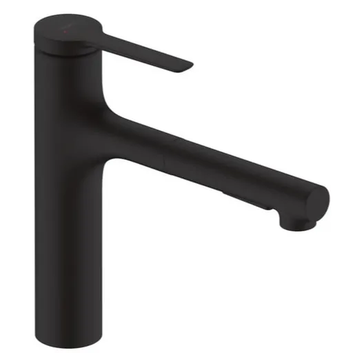 Hansgrohe Zesis drezová batéria s vyťahovacou spŕškou, 2 prúdy čierny mat 74801670