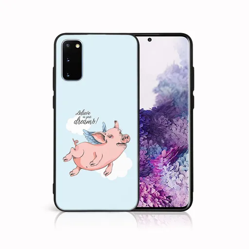 MY ART Ochranný kryt pre Samsung Galaxy S20 FE PIG (186)