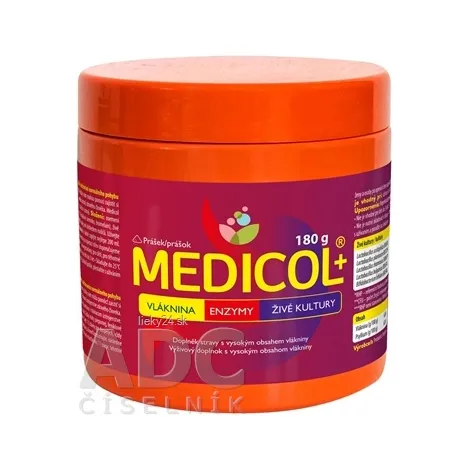 MEDICOL Plus - Vláknina, Enzýmy, Živé kultúry