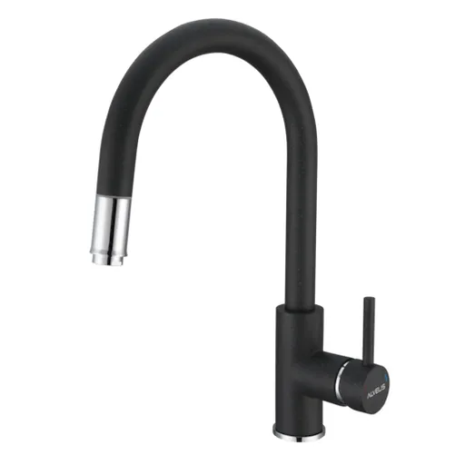 Alveus Delos drezová batéria s vyťahovacou sprškou antracit 1129022