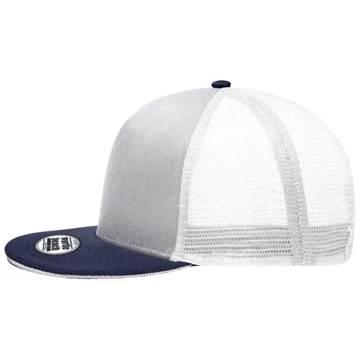 Myrtle Beach (Daiber) Šiltovka s rovným šiltom MB6636 - Svetlošedá / tmavomodrá
