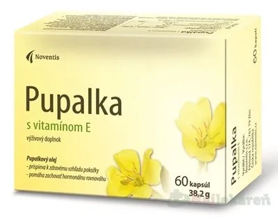 Noventis PUPALKA S VITAMÍNOM E 60 kapsúl