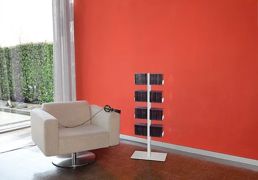 Radius design cologne Zakladač na CD 8 poličiek RADIUS DESIGN (CD-BAUM weiss STAND KLEIN 718B) biely