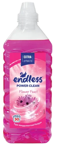 ENDLESS POWER CLEAN - Tekutý prací prostriedok flower feast, 1,85 L