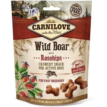 Carnilove dog crunchy snack wild boar with rosehips with fresh meat 200 g (8595602527298)