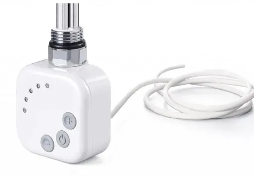 OLSEN SPA - Vykurovacia tyč BURG s termostatom - Farba vykurovacej tyče - Biela, Typ pripojenia - Rovný kábel, Výkon vykurovacej tyče - 800 W RDOHT2RK80006