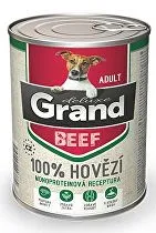 GRAND konz. pes deluxe 100% hovädzie 400g