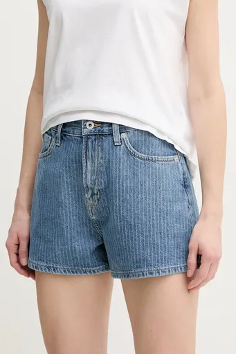 Rifľové krátke nohavice Pepe Jeans A-LINE SHORT HW SUZIE