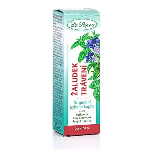 DR.POPOV Kvapky bylinné žalúdok-trávenie 50 ml