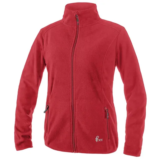 Canis (CXS) Dámska fleecová mikina GRANBY LADY - Červená | 2XL