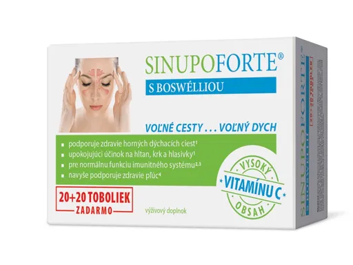 Sinupo Forte 20 +20 kapsúl