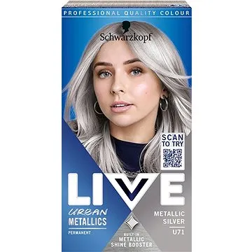 SCHWARZKOPF LIVE Urban Metallics U71 Metallic Silver (2417437)