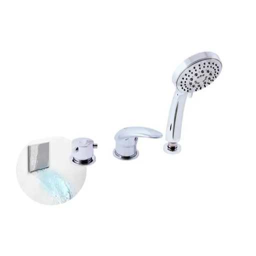 Vaňová batéria RAV Slezák so sprchovacím setom chróm D463.0P