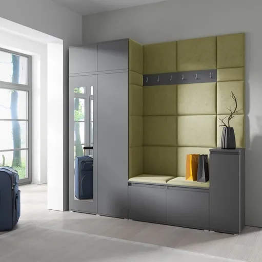 ArtPK Predsieň AMY 26 | sivá so zrkadlom farebné prevedenie: Trinity 27