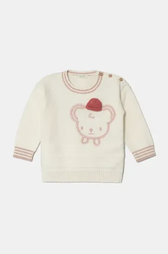 Detský svetrík s vlnenou zmesou United Colors of Benetton