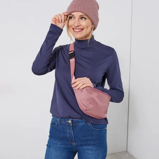 Tričko so stojačikom a dlhými rukávmi