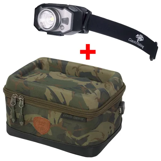 Giants fishing čelovka headlamp led deluxe 300 + púzdro na elektroniku medium