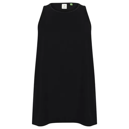 Tombo Dámsky top s rozparkom na chrbte - Čierna | L