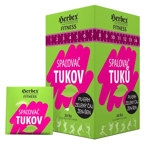 HERBEX Spaľovač tukov 20 sáčkov