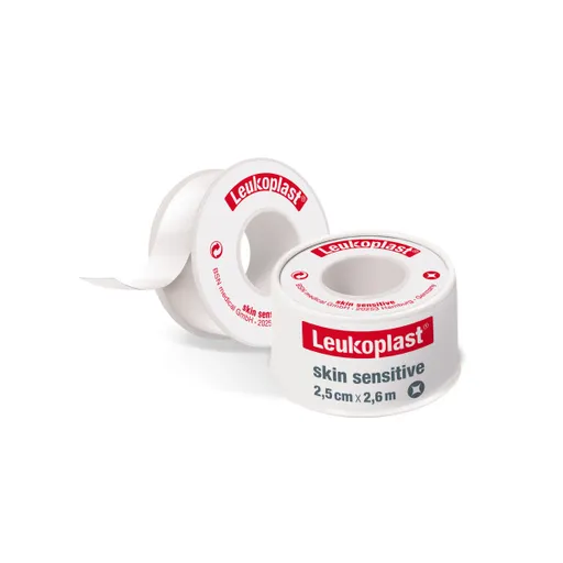 LEUKOPLAST Skin Sensitive náplasť na cievke 2,5cm x 2,6m