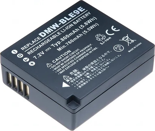 Batéria T6 power Panasonic DMW-BLE9, DMW-BLE9E, DMW-BLG10, DMW-BLG10E, BP-DC15, 700mAh, 5Wh
