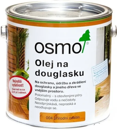 Osmo Terasový olej na DOUGLASIE - prírodný 0,75 l 4 - prírodný
