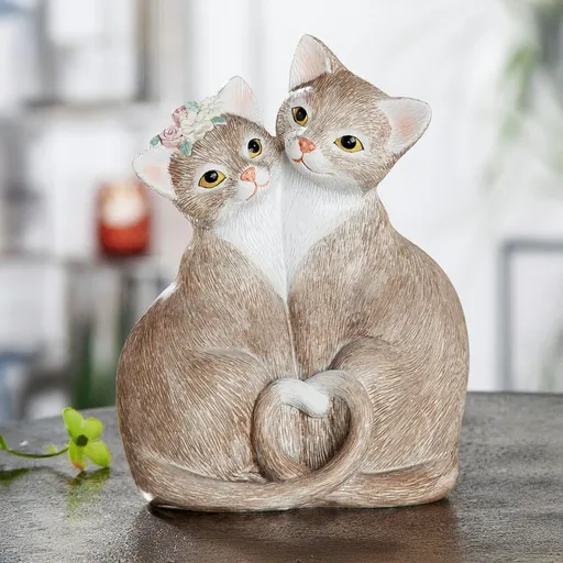 Gilde Dekorační figurka Kočky Nala a Nico