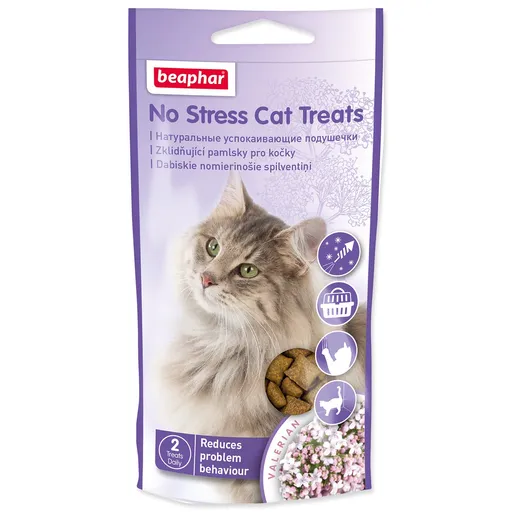 Pochúťka Beaphar No Stress pre mačky 35g