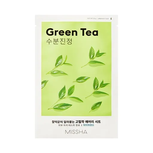 MISSHA Airy fit sheet maska ​​green tea plátienková maska ​​19 g