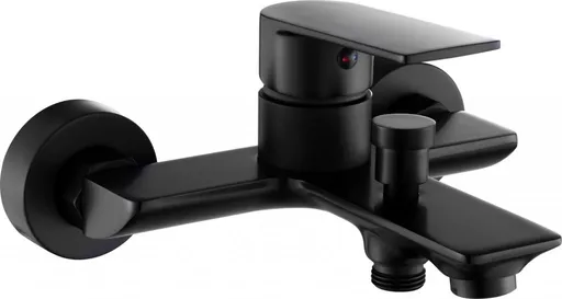 MEXEN - Nástenná vaňová batéria Alexa, čierna 71230-70