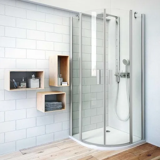 Roth Tower Line sprchový kút štvrťkruh 100x100 cm 723-1000000-01-02