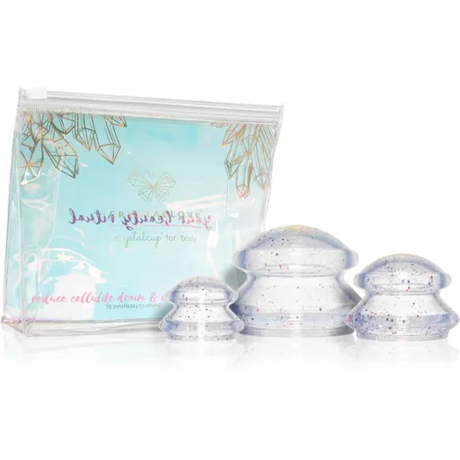 Crystallove Crystalcup sada na celulitídu Crystal 1 ks