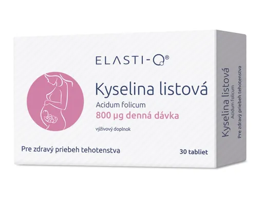 Elasti-Q KYSELINA LISTOVÁ 800μg 30tbl